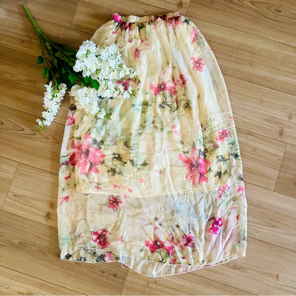 Floral Maxi Skirt